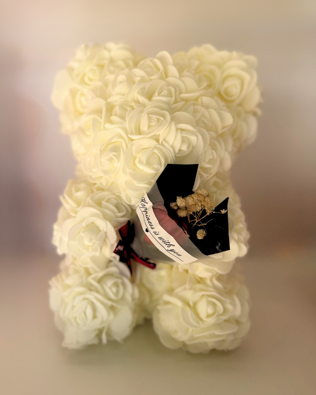 Peluche ourson en rose - My Flowers